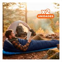 Pack2 Sleeping de Dormir para Descanso Temporal al Aire Libre Y Regalo Sticker