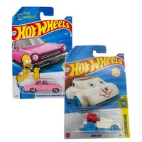 Hot Wheels 2-Pack Simpsons Quick Chat Autos a Escala Coleccionables