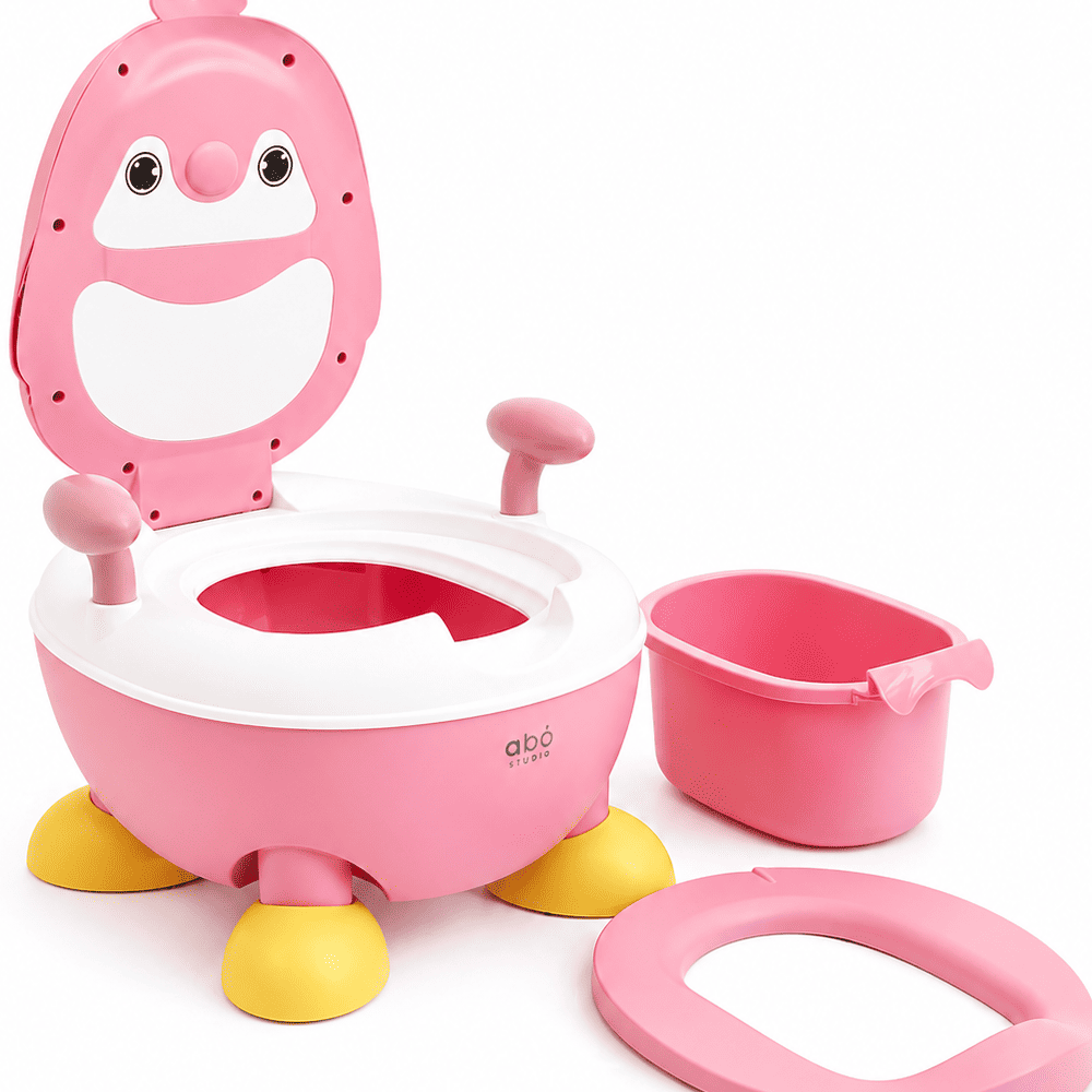 Bacín para Bebé Baby Potty Penguin Rosado
