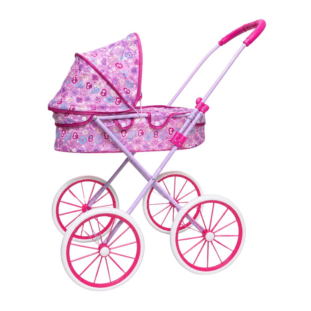 Coche Moises Metálico Para Niñas Juguete