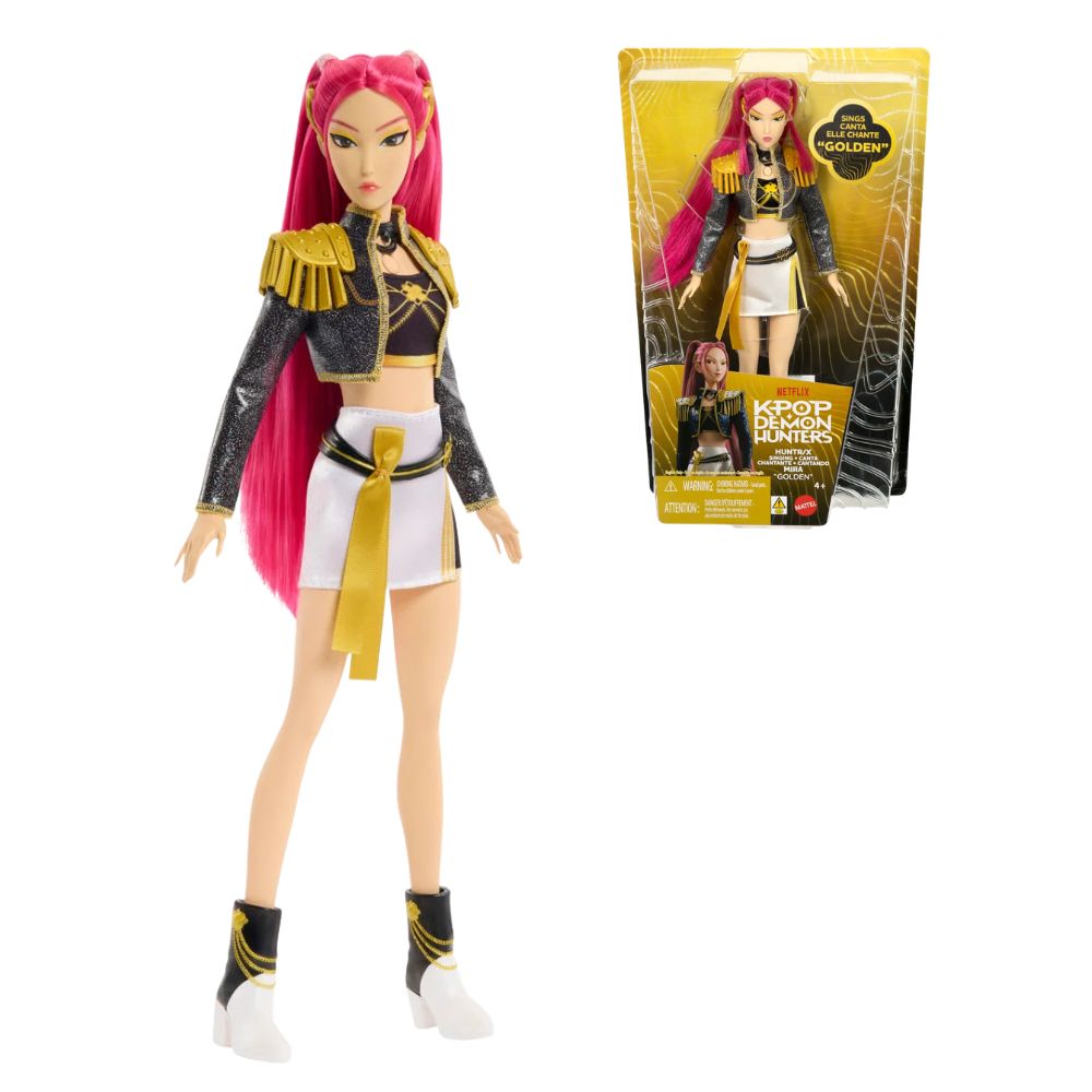 Muñeca Musical Mira Huntrix Golden Guerreras Kpop Demon Hunters Mattel 78587298071876
