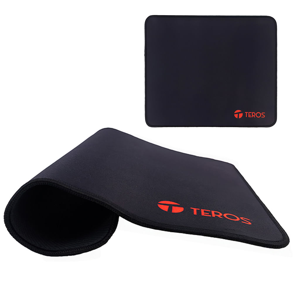 Mouse Pad Teros TE-3017S Negro Antideslizante Precisión