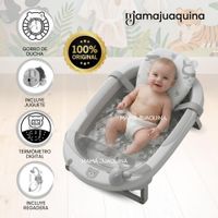 Bañera Plegable para Bebé JADDE PLUS con Accesorios Gray