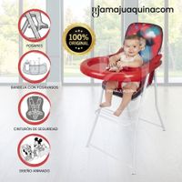 Silla de Comer Plegable MEESKA con DIseño Ratón Red