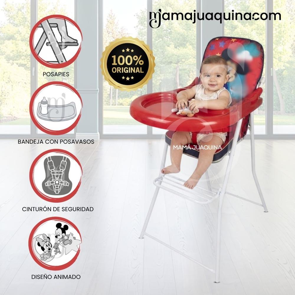 Silla de Comer Plegable MEESKA con DIseño Ratón Red