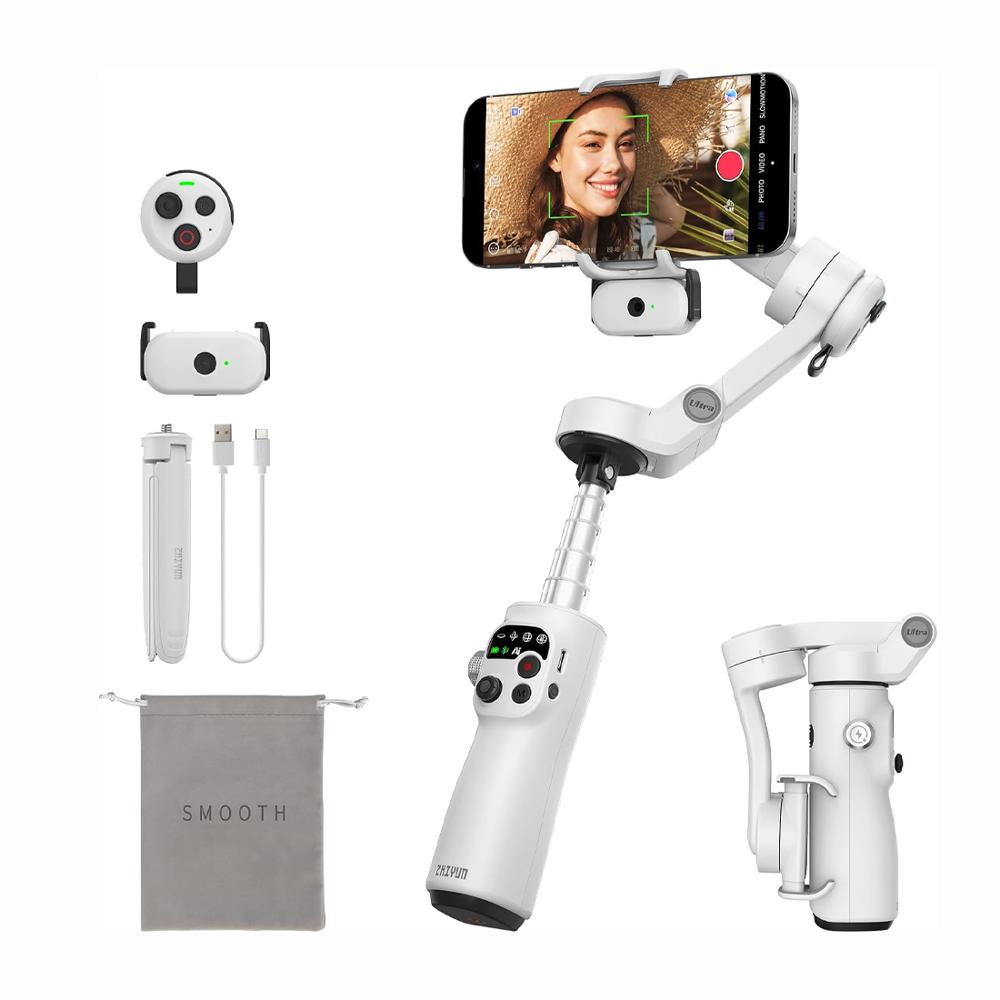 Estabilizador Gimball Zhiyun Smooth Q5 Ultra con iA para Celulares