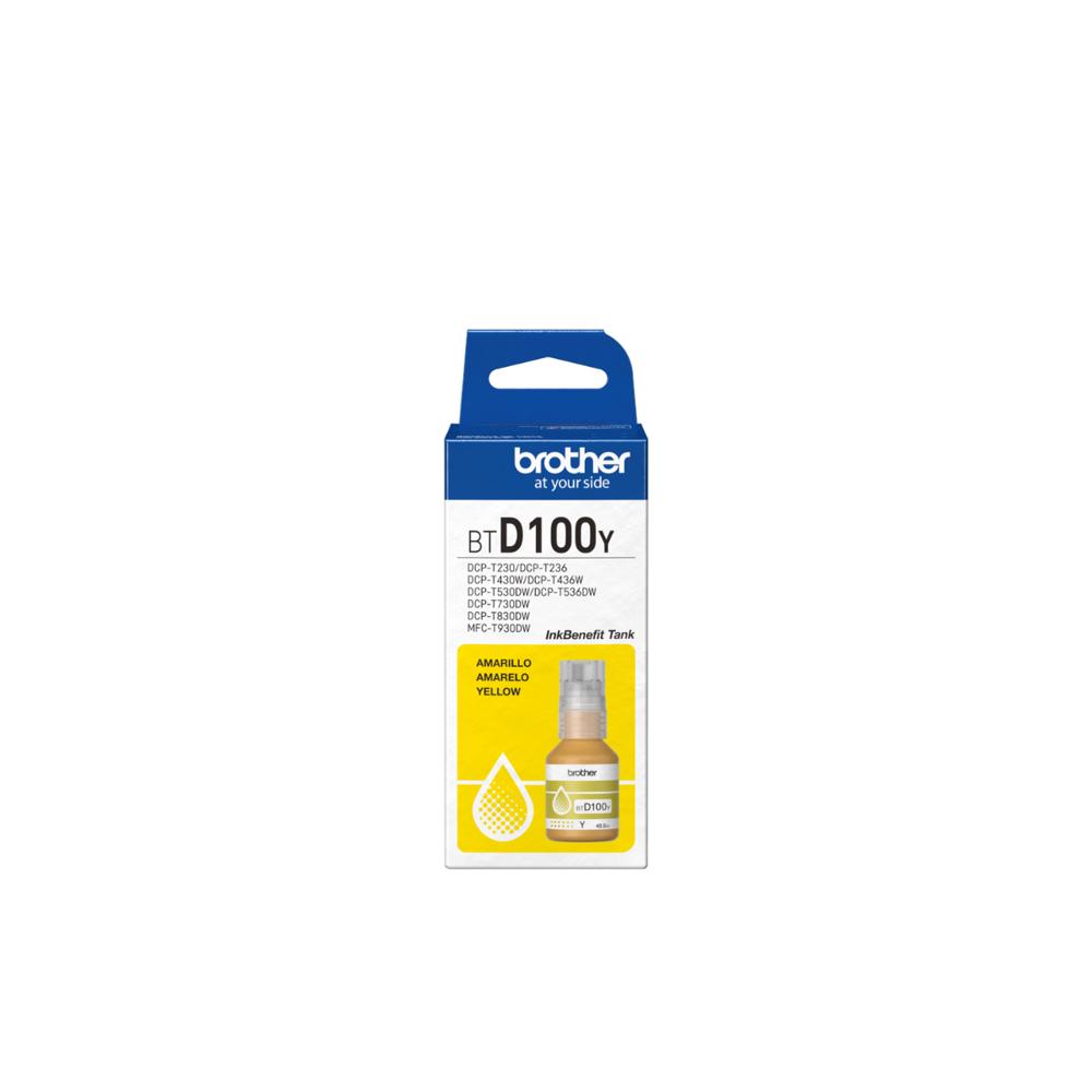 TINTA BROTHER BTD100Y YELLOW ORIGINAL 5.000 PÁGINAS