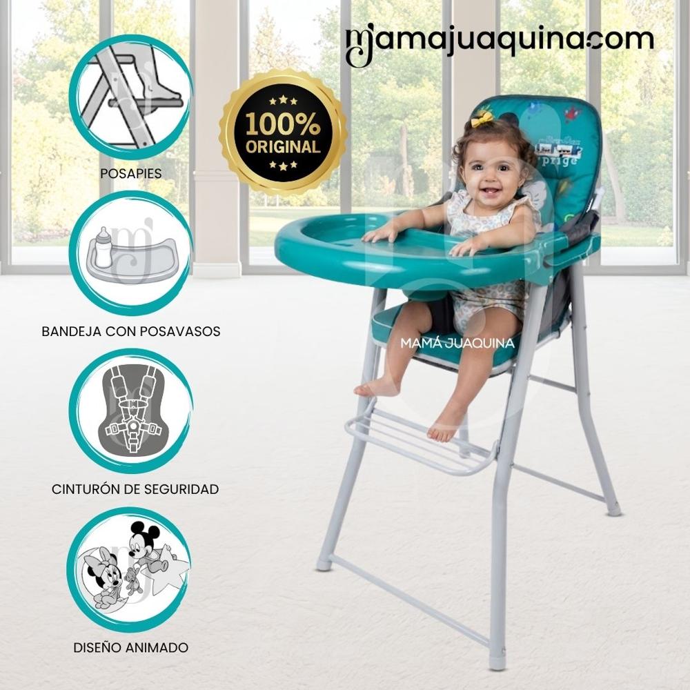 Silla de Comer Plegable MOUSKA con DIseño Ratón Green