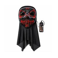HALLOWEEN - Mascara Roja LED Colgante para Halloween