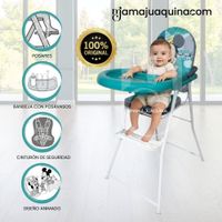 Silla de Comer Plegable MEESKA con DIseño Ratón Green
