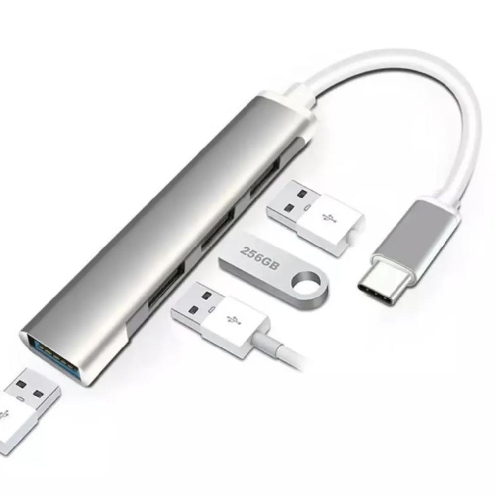 Multipuerto Entrada Adaptador Hub USB Tipo C