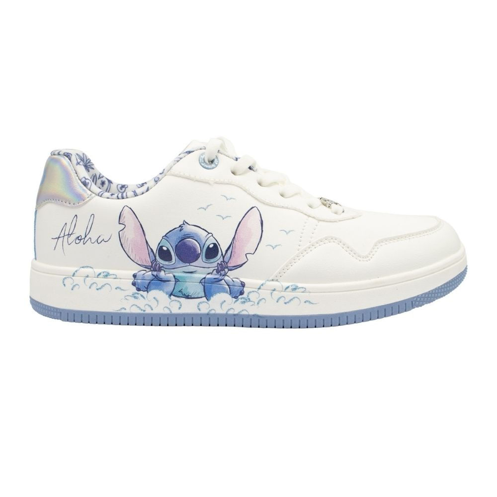 Zapatilla Mujer Casual Stitch Blanco Azul 37