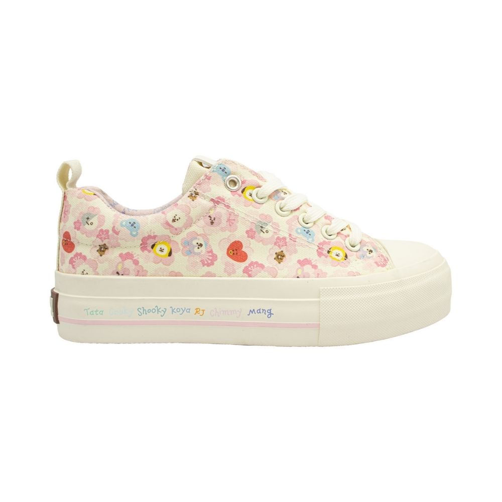 Zapatillas Mujer Urbanas BT21 BTS Kpop Kawai Rosado 38