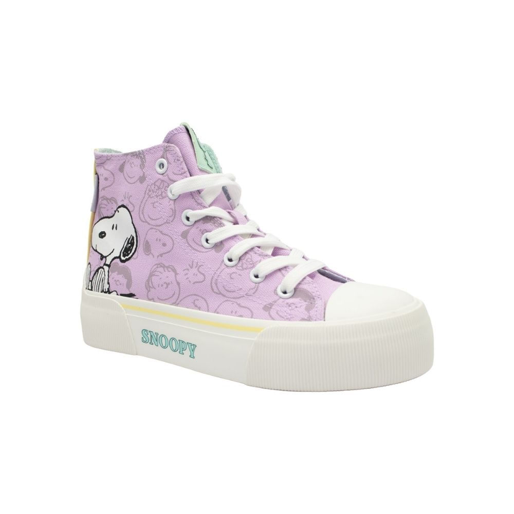 Zapatillas Mujer Urbanas Botin Snoopy Lila 36