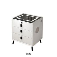 Mesa de Noche Velador Smart con USB Carga Inalambrica y Parlante