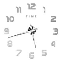Reloj 3D Grande con Relieve Decorativo Moderno - Sala Hogar Oficina