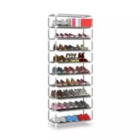 Organizador de Zapatos de 9 Niveles Zapatera Gris