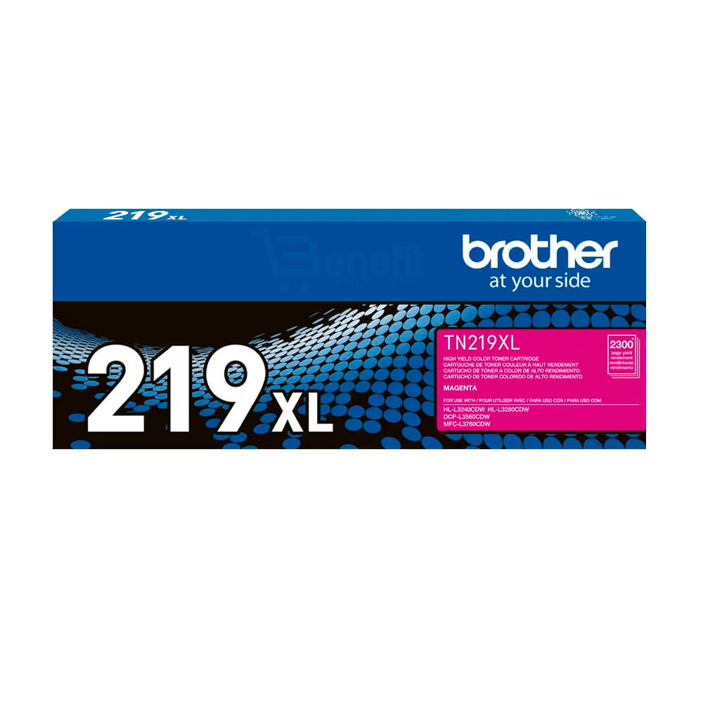 Toner Brother TN219XLM  Magenta HL-L3280CDW  DCP-L3560CDW Original