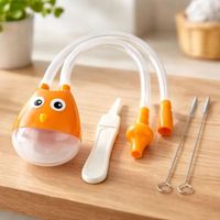 Aspirador Limpiador Nasal Congestión Mocos y kit de limpieza - Multicolor