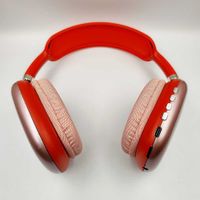 Audífonos Bluetooth Inalámbricos Rosado rojo