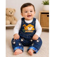 OVEROL LARGO DENIM BEBE  - Niño