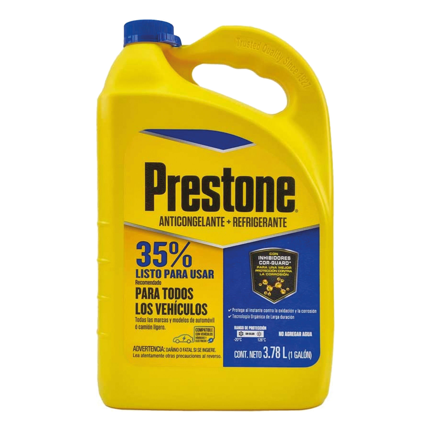 Refrigerante anticongelante al 35 amarillo AF12035 1 Gln