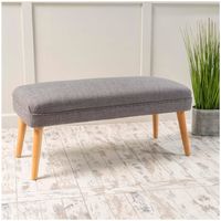Banqueta Vintage Roscoe Ventitas Home Gris