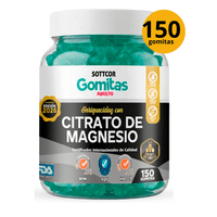 Gomitas Adultos Citrato de Magnesio 150 Gomitas sottcor