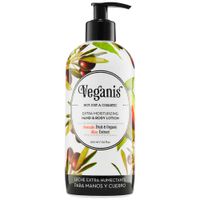 Crema Corporal VEGANIS Leche Humectante Palta & Oliva Frasco 500ml