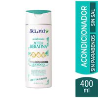 Acondicionador BIOLAND Keratina Liso Frasco 400ml