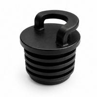 Set de 3 Tapones de 3 cm para Kayak Negro