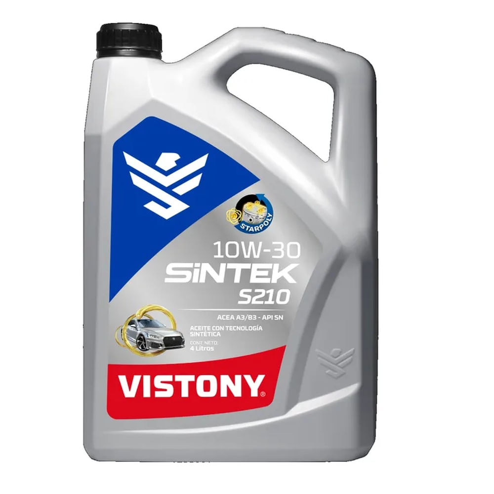 ACEITE VISTONY SINTEK OIL S210 10W30 - 4 LITROS