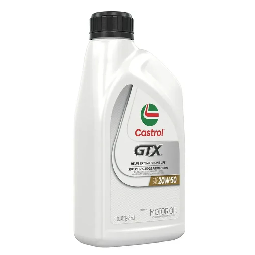 ACEITE CASTROL - GTX 20W-50 - 1 cuarto (946 ml)