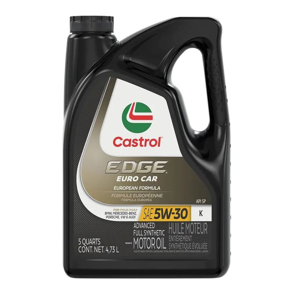Aceite CASTROL EDGE Euro Car 5W-30 K - 5 QUARTS - 4.73 LT