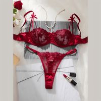 Set de Lencería rojo para mujer - ANTO