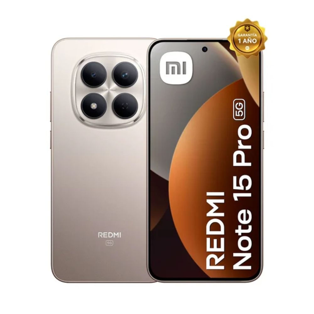 Celular Xiaomi Redmi Note 15 Pro 5G 256GB Gris Platino