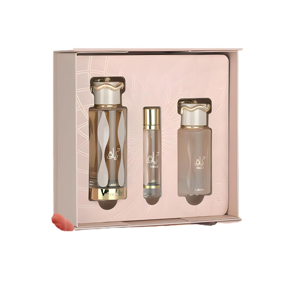SET DE PERFUME LATTAFA TERIAQ EDP UNISEX 3PZS
