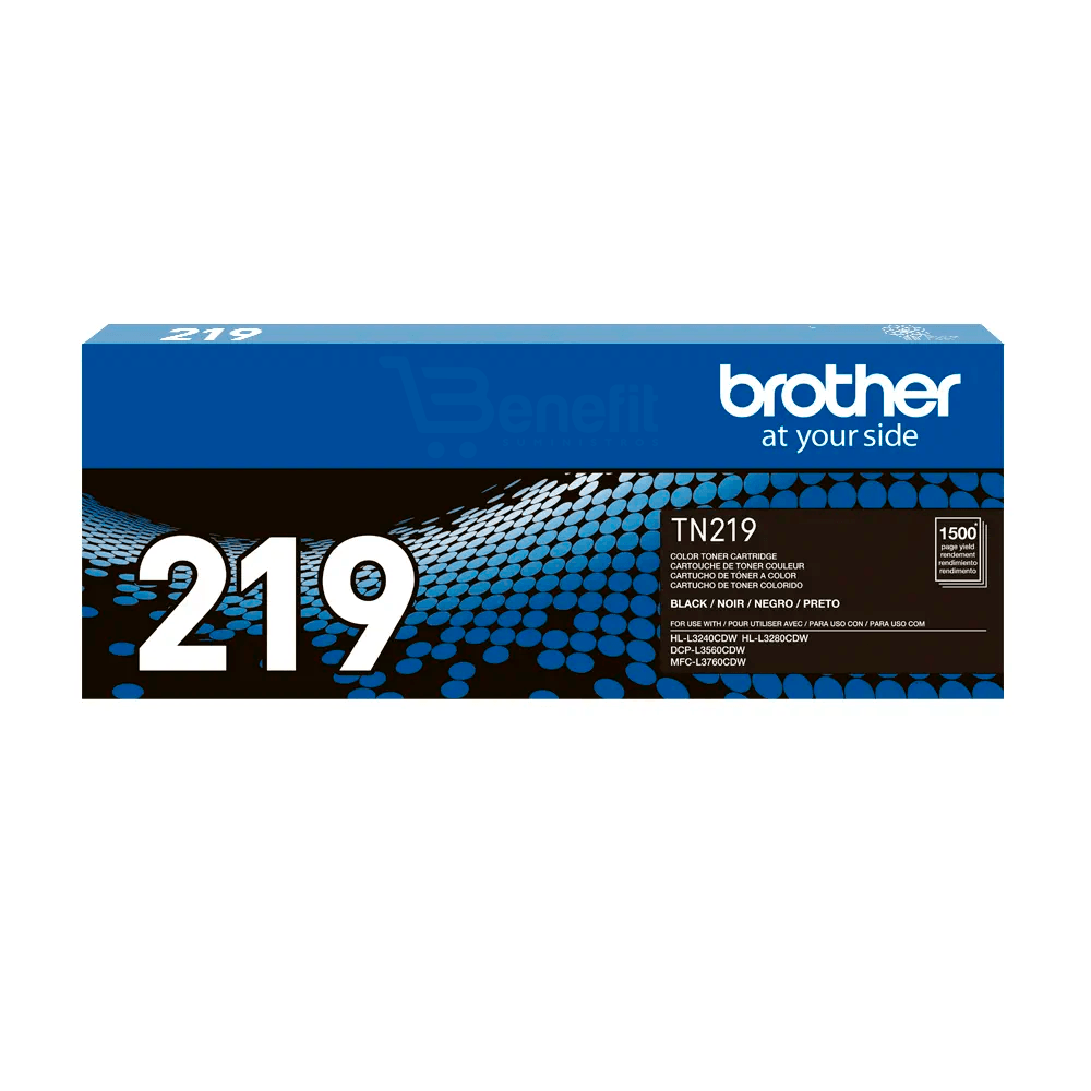 Toner Brother TN219BK Negro L3240 - L3280 - L3560 - L3760