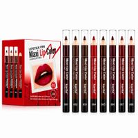 Pack x8 Tonos Lápiz Labial Maxi Lip Color Karité Cosmetics Larga Duración 24Hr