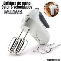 Batidora de Mano Oster con 6 velocidades con Función Turbo - FPSTHM3532