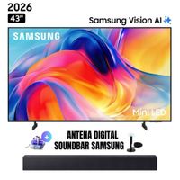 Televisor Smart TV 43'' SAMSUNG MiniLED UHD 4K UN43M70HAGXPE 2026 - Ant - Soundbar Samsung