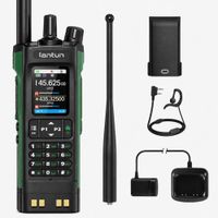 Walkie Talkie Radio Comunicador GPS 10W Bluetooth USB-C Multibanda NOAA
