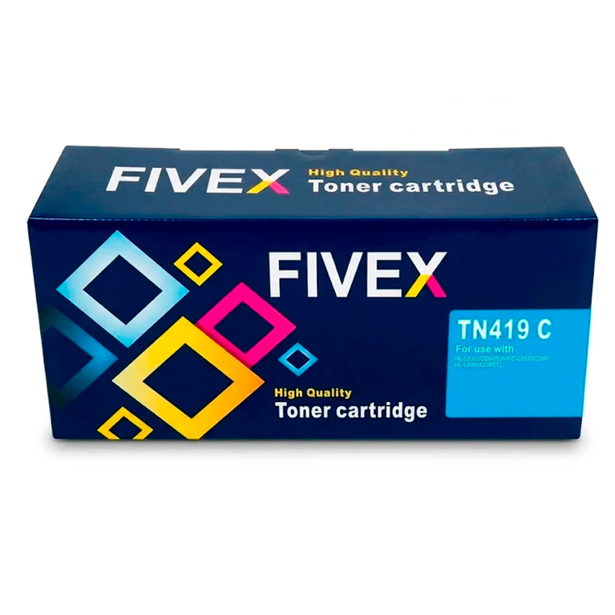 Toner Compatible Brother TN-419C Cyan MFC-L8900CDW Negro 9000 páginas Premium