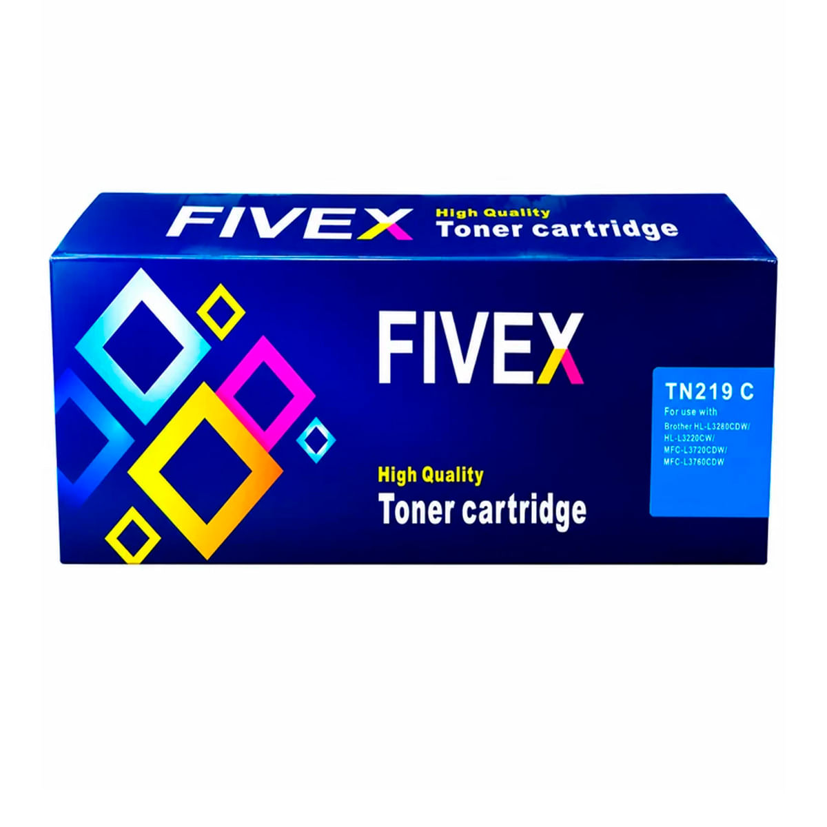 Toner Compatible TN-219C Brother Cyan L3280CDW DCP-L3560CDW MFC-L3760CDW