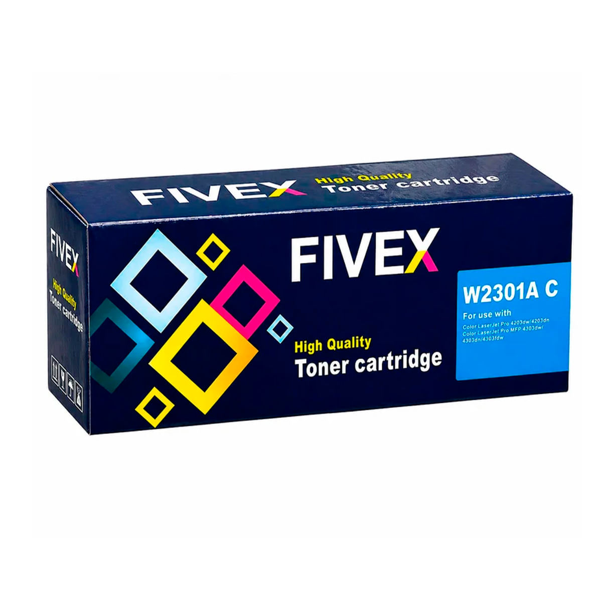 ? Toner Compatible  Fivex 230A Cyan W2301A 1.8K Pág. 4203