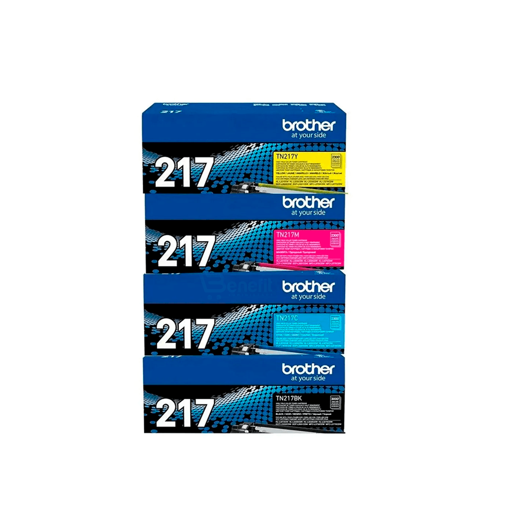 Kit de Toner Brother TN-217 para L3270CDW - L3551CDW -  L3750CDW