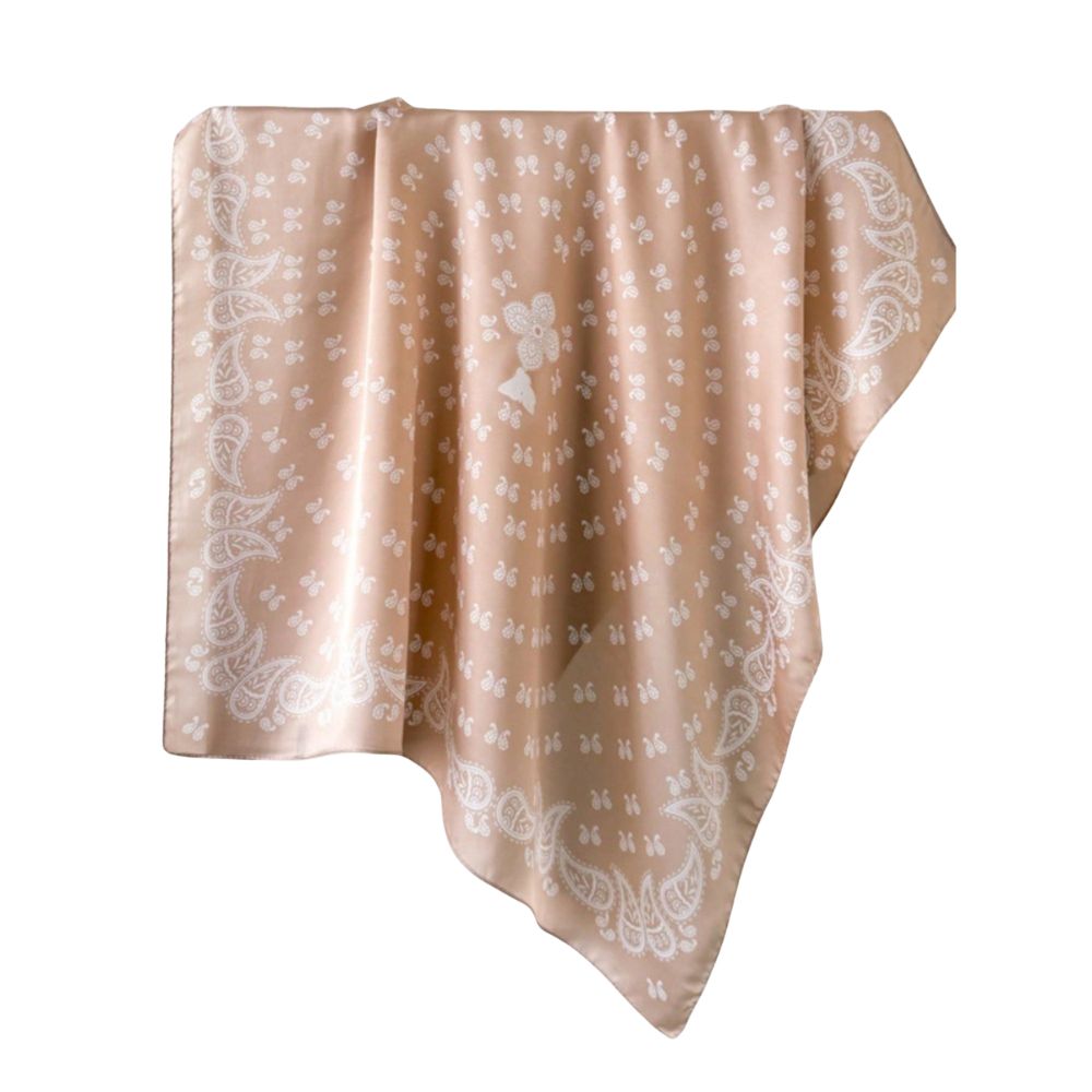 Pañoleta Bandana Pañuelo Moka de 70x70 cm