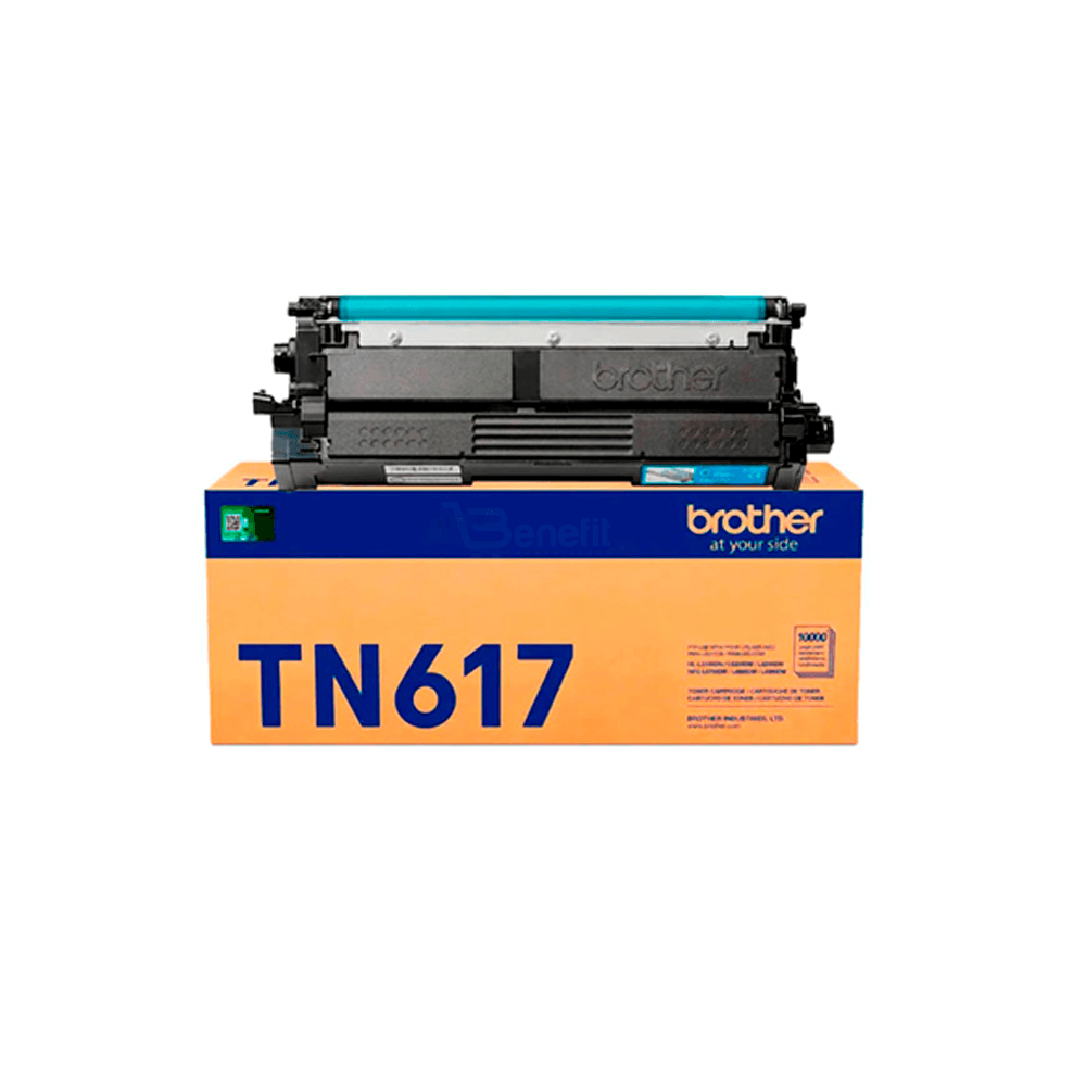Tóner Brother TN-617C Original Cian  para MFC-L8970CDW - HL-L9310CDW - HL-L8360CDW y DCP-L8410CDW