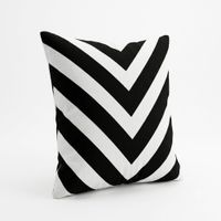 Cojín Decorativo Chevron Ébano 40X40 CM