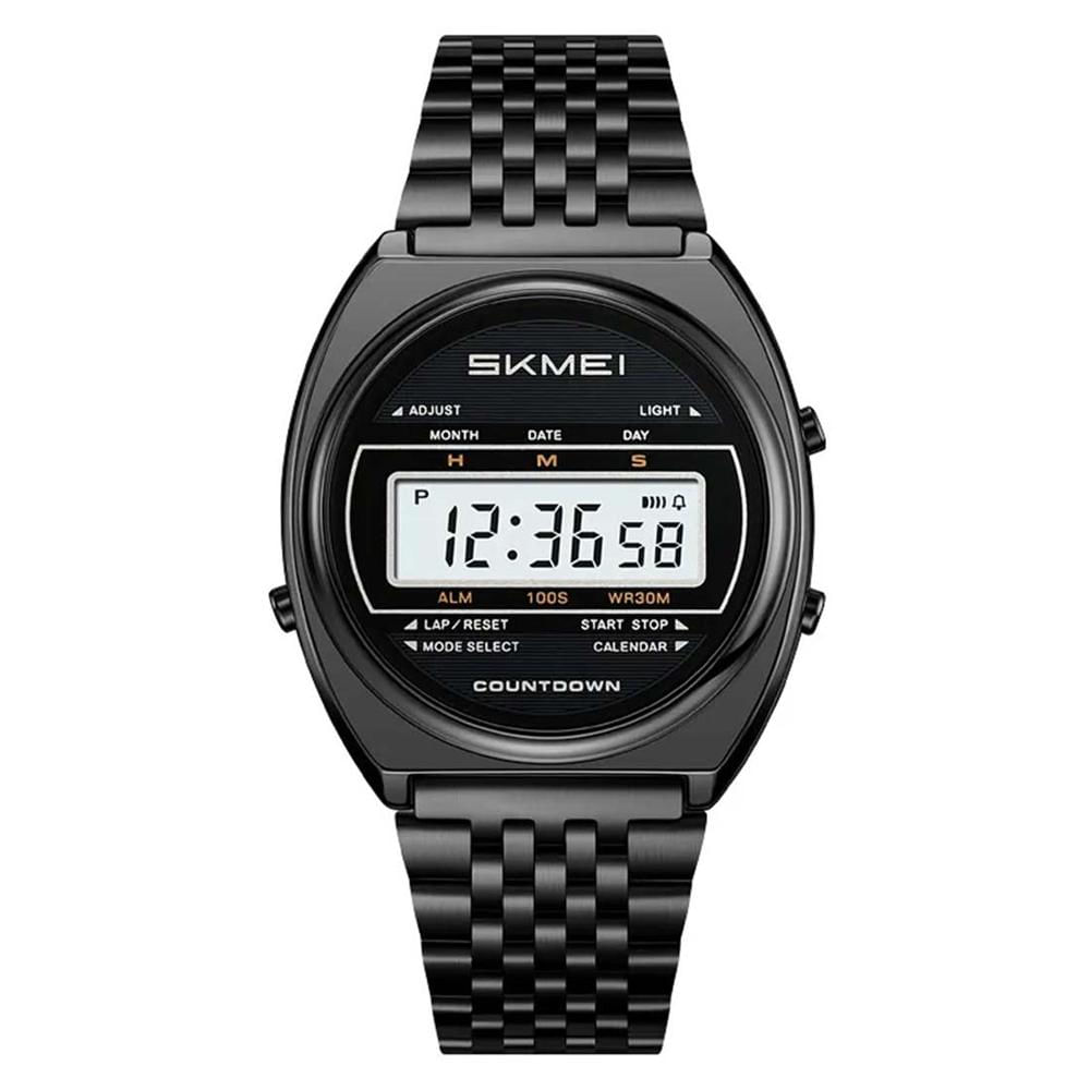 Reloj Skmei Retro Hombre Digital Casual Multifunción Negro 2653